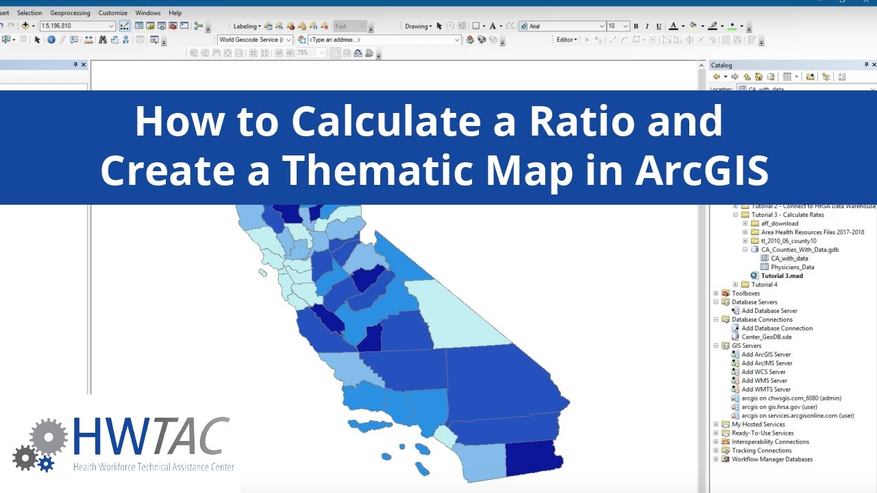 Data Rasio Gis How to Calculate a Ratio and Create a Thematic Map in ArcGIS - HWTAC