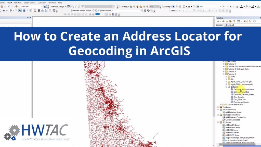 View How to Create an Address Locator for Geocoding ArcGIS