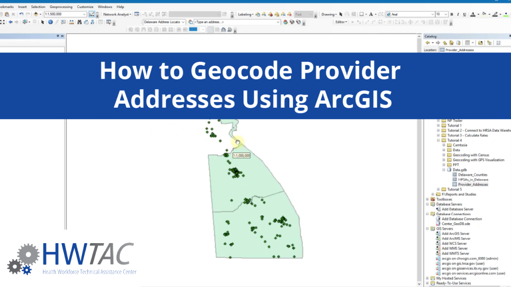 View How to Geocode Provider Addresses Using ArcGIS