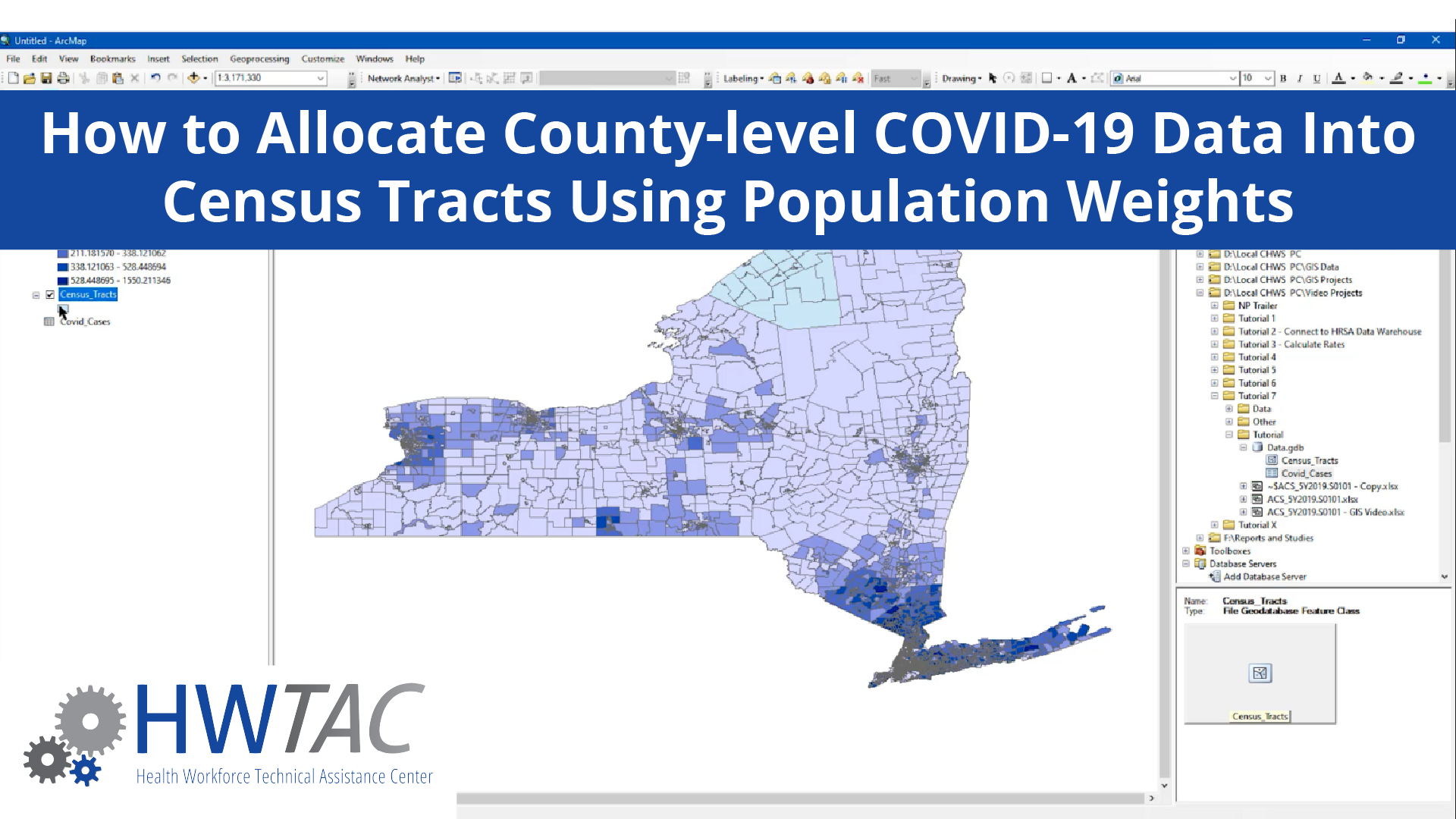 How to Allocate County-level COVID-19 Data Into Census Tracts Using ...